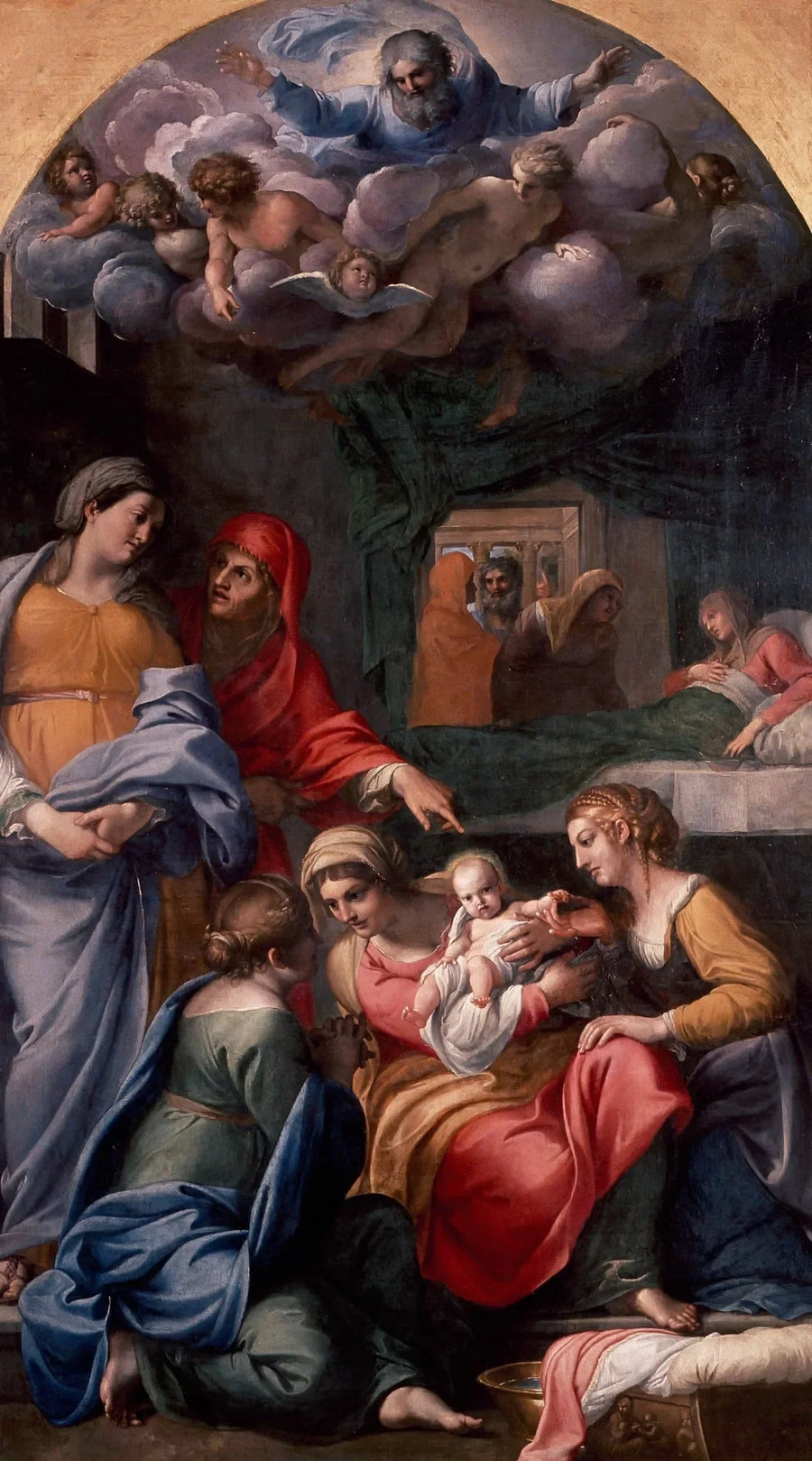 La Nascita della Vergine - Annibale Carracci