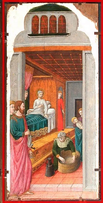 La Nascita della Vergine - Giovanni Francesco da Rimini