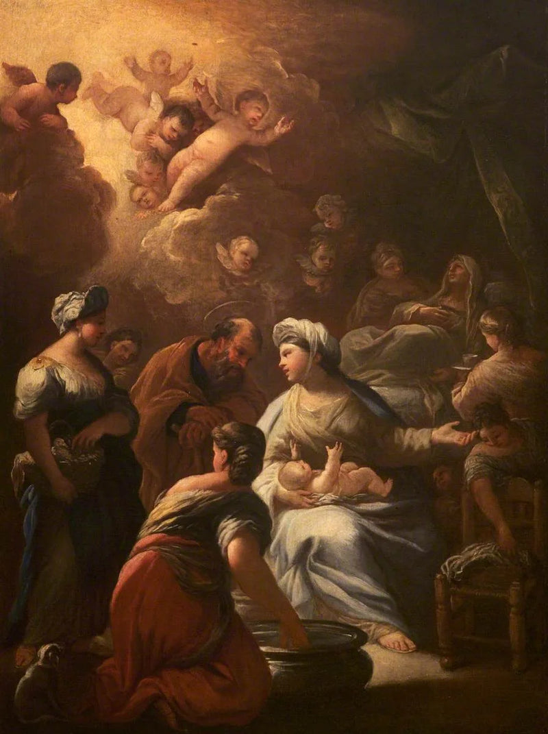 La nascita della Vergine Maria - Luca Giordano