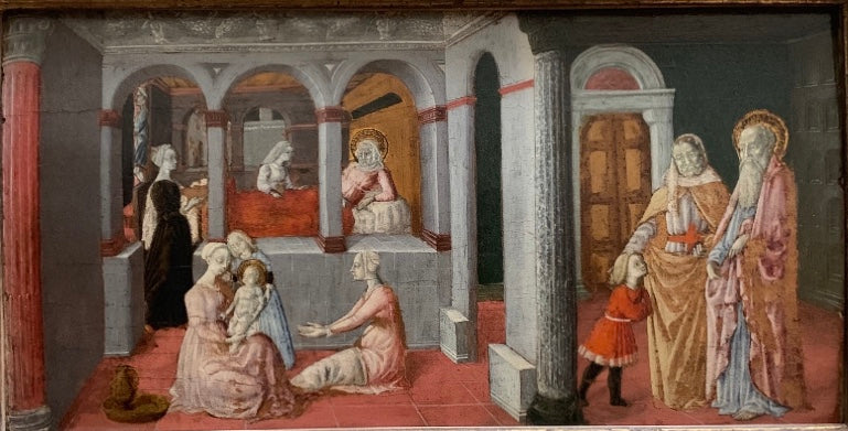 La Nascita della Vergine - Matteo di Giovanni