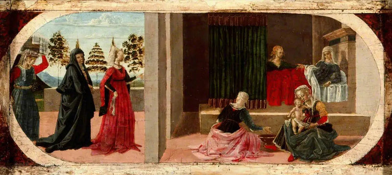 La Nascita della Vergine - Pietro Perugino