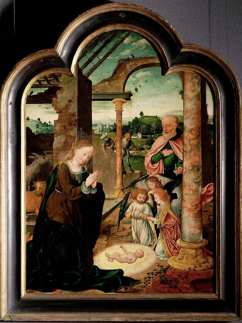 La nascita di Cristo - Joos van Cleve