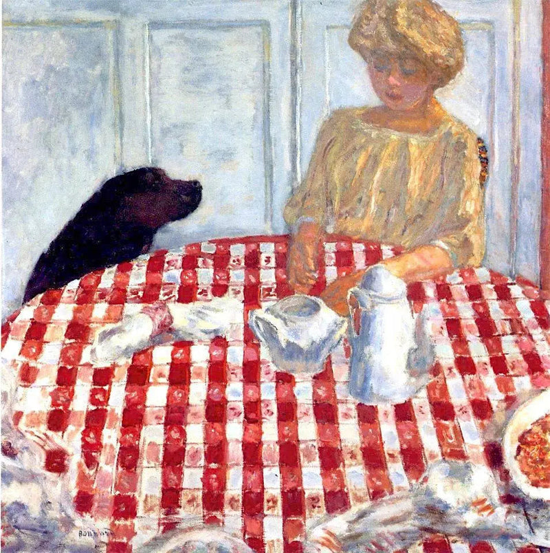 La Tovaglia a quadri - Pierre Bonnard