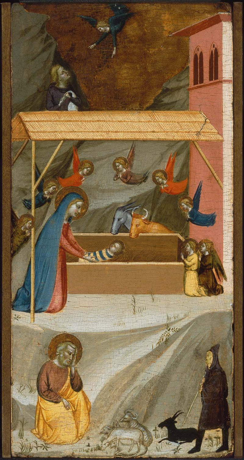 La Natività e l'Annunciazione ai pastori - Bernardo Daddi