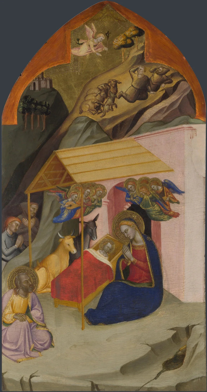 La Natività e l'Annunciazione ai pastori - Jacopo di Cione