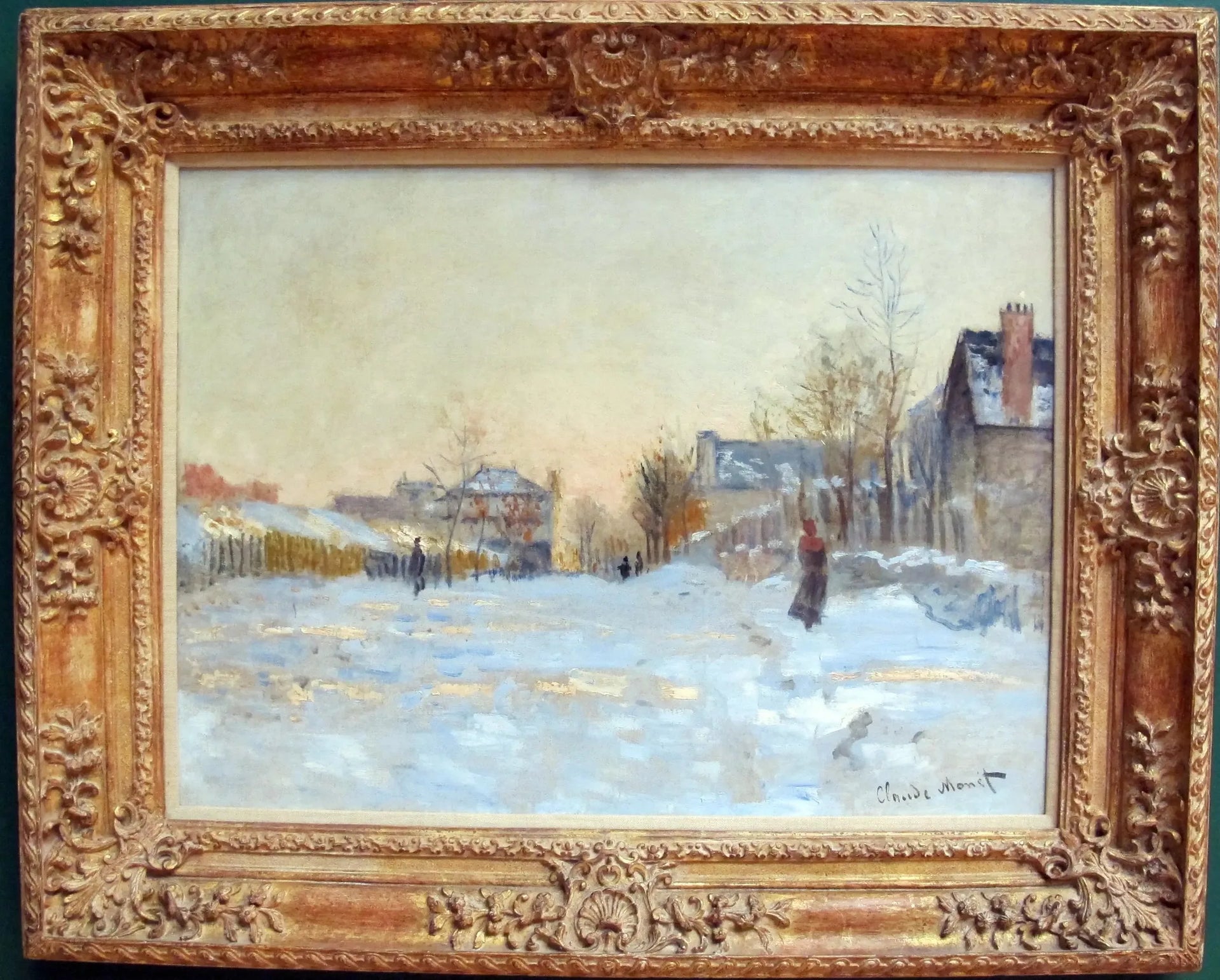 La Neige à Argenteuil - Claude Monet image 1 tableau peint à l’huile sur toile