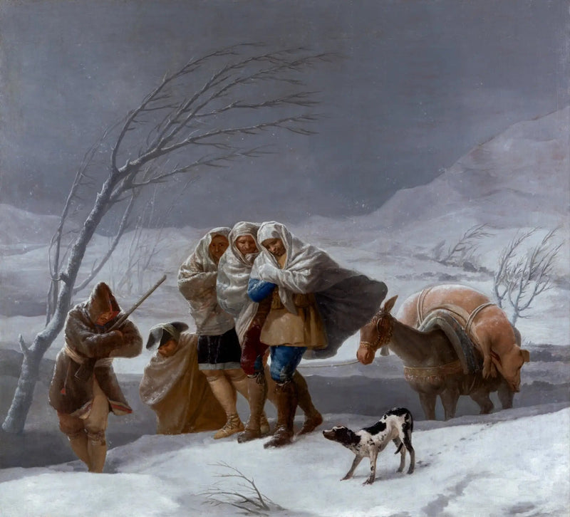 La Neve - Francisco de Goya
