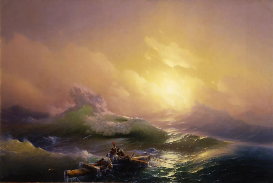 La Neuvième Vague - Ivan Aïvazovski image 1 reproduction d’œuvre d’art à l’huile