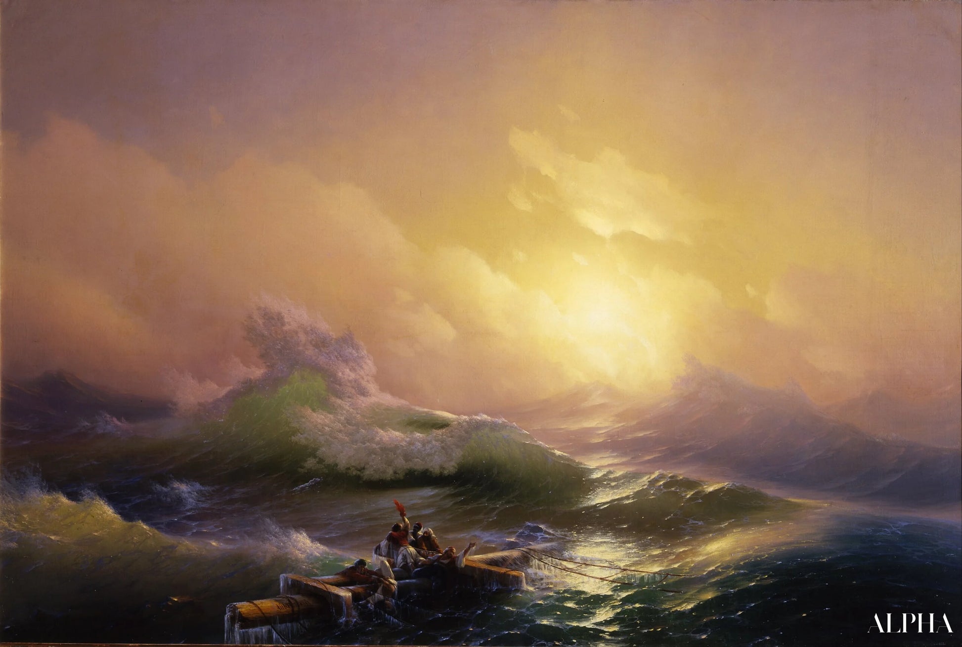 La Neuvième Vague - Ivan Aïvazovski - Reproductions de tableaux et peintures haut de gamme
