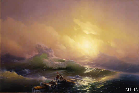 La Neuvième Vague - Ivan Aïvazovski - Reproductions de tableaux et peintures haut de gamme