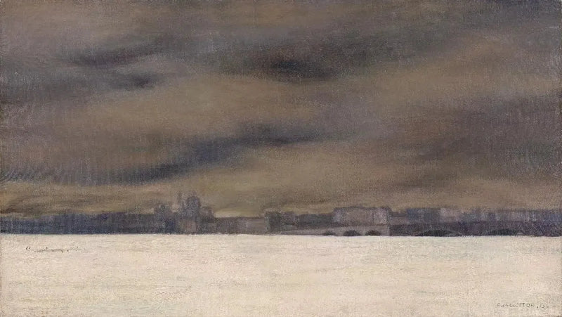 La Néva gelée - Félix Vallotton