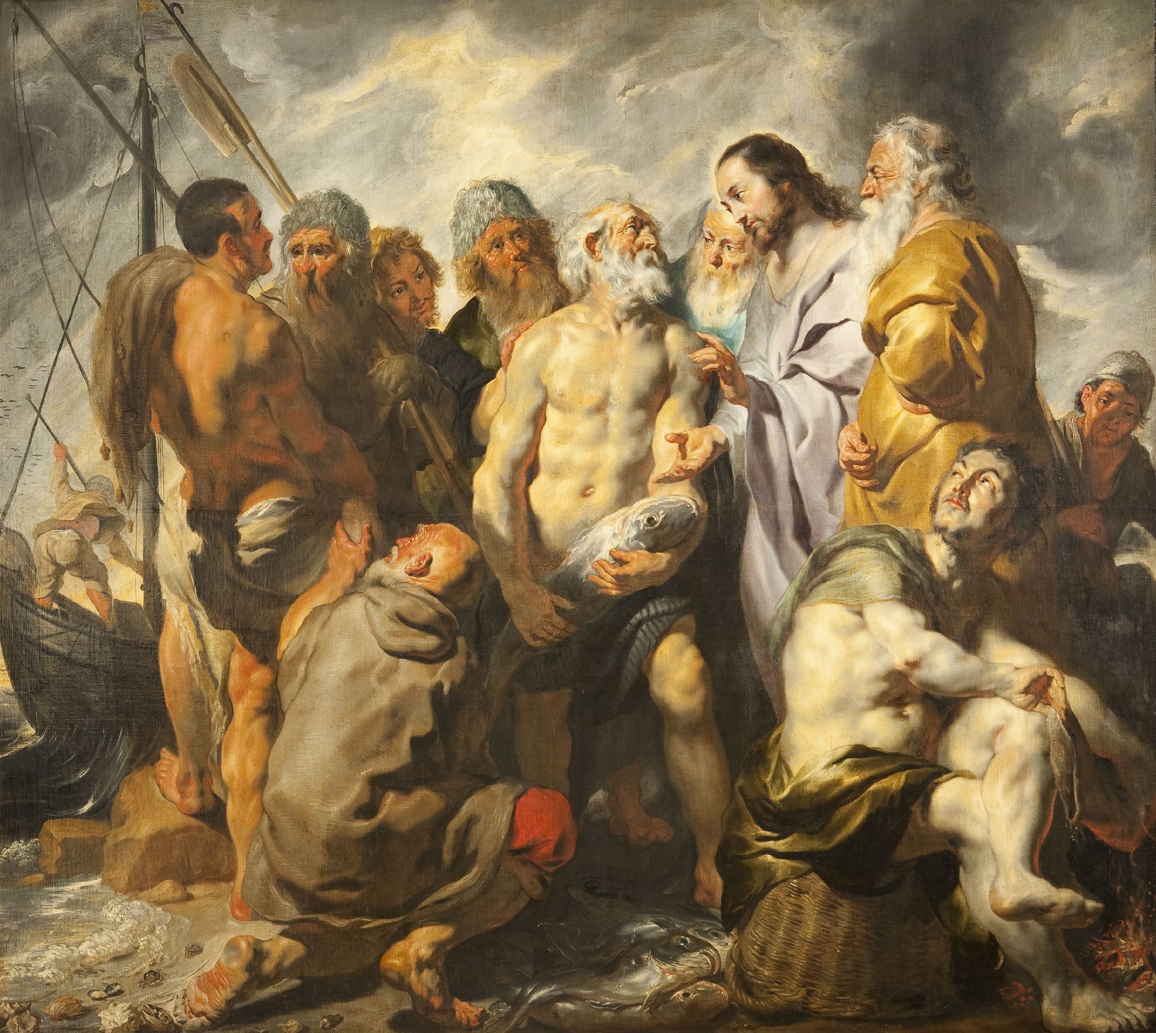 La nomination de Pierre comme pasteur principal de l'Église - Jacob Jordaens