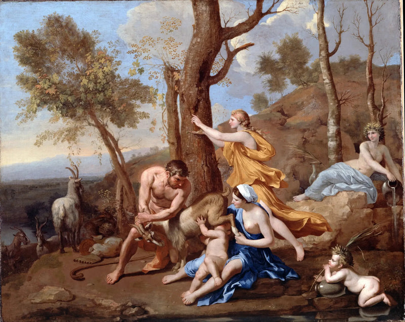 Il cibo di Giove - Nicolas Poussin