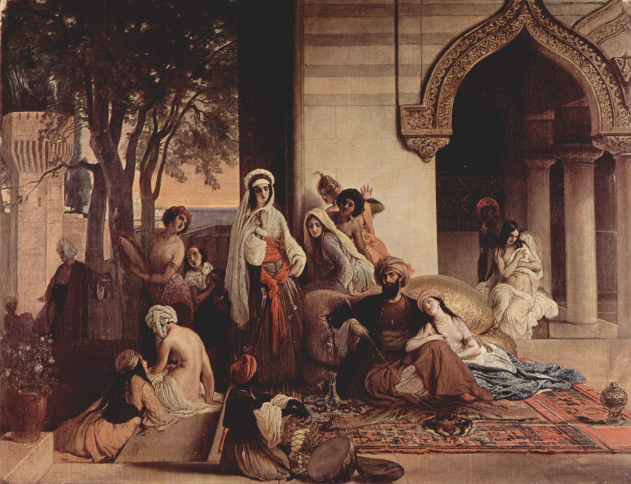 La Nouvelle Favorite (scène de harem) - Francesco Hayez - Alpha Reproduction