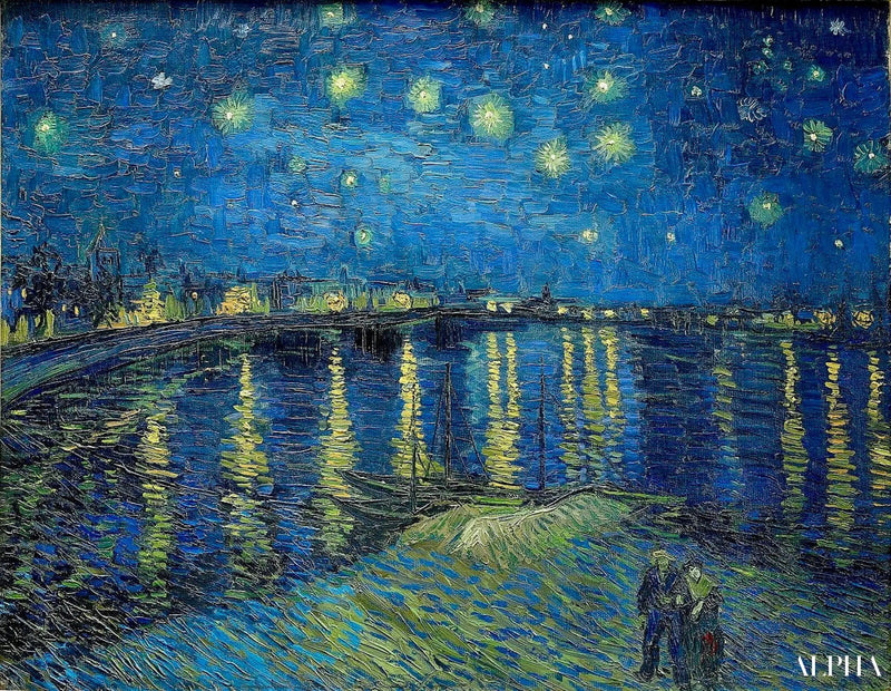 La Notte stellata sul Rodano - Vincent van Gogh