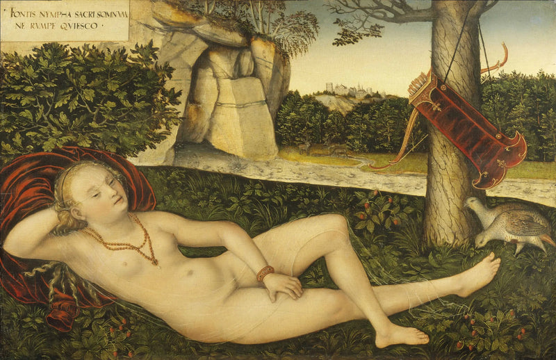 La Nymphe alla fonte - Lucas Cranach l'Ancien