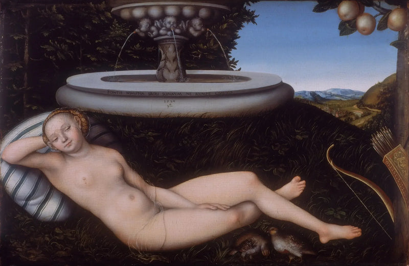 La Nymphe della Fontana - Lucas Cranach il Vecchio