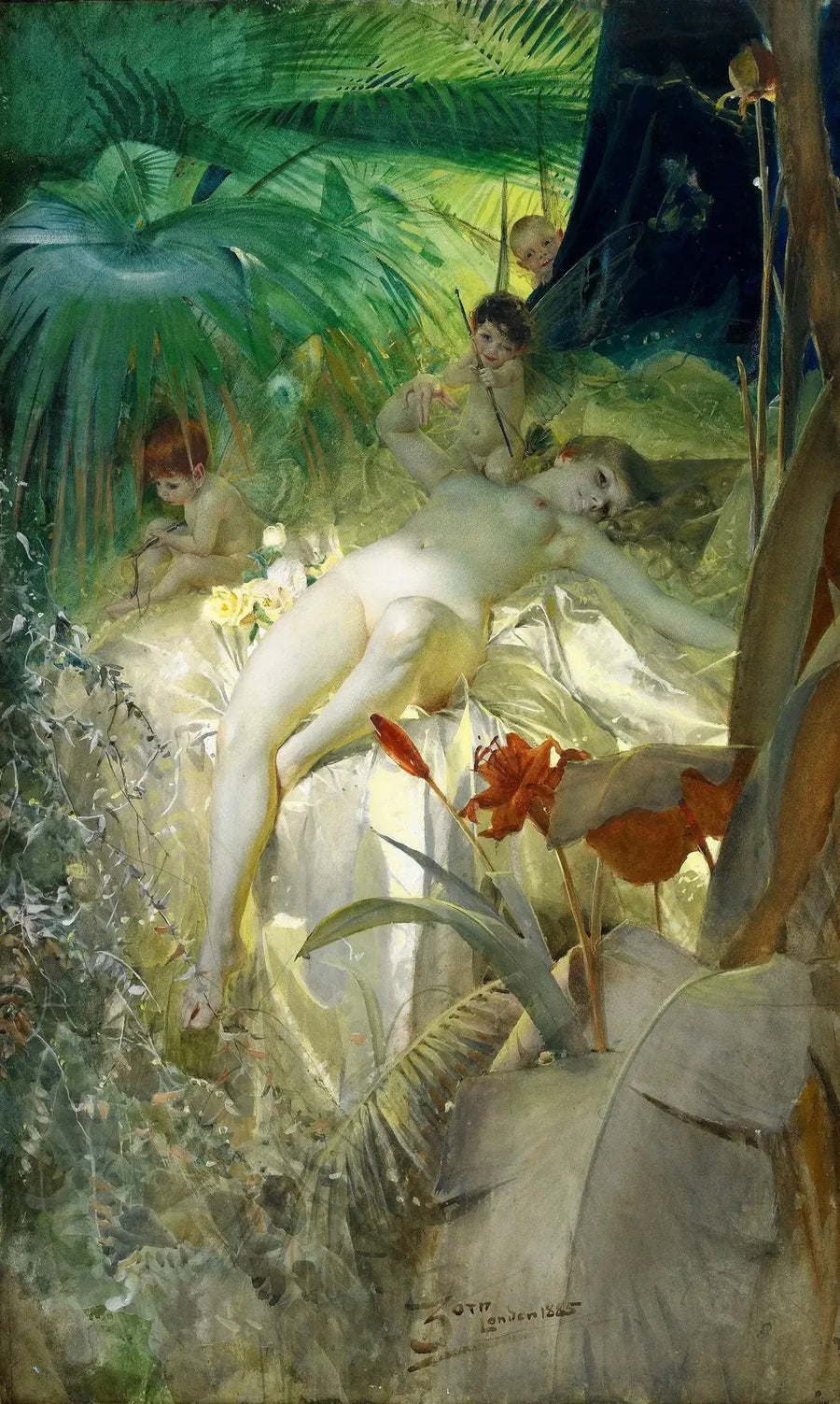 La Nymphe dell'amore - Anders Zorn