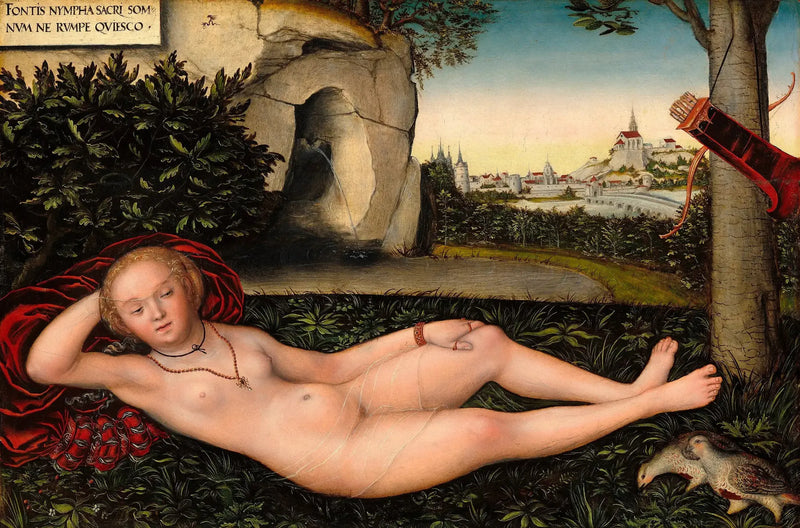 La Nymphe del Primavera - Lucas Cranach l'Ancien