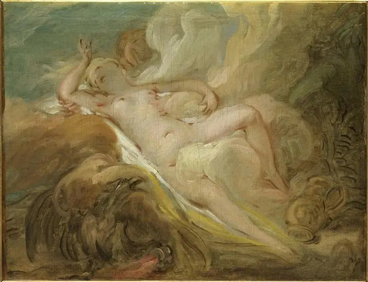 La ninfa Io e Giove - Jean-Honoré Fragonard