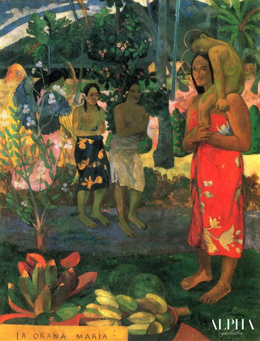 La Orana Maria - Paul Gauguin - Reproductions de tableaux et peintures haut de gamme