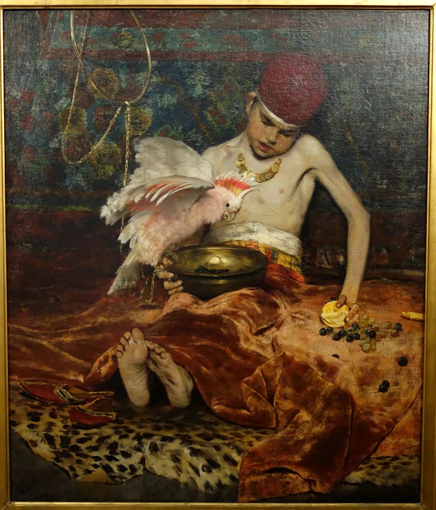 La pagina turca (Intrusione inaspettata) - William Merritt Chase