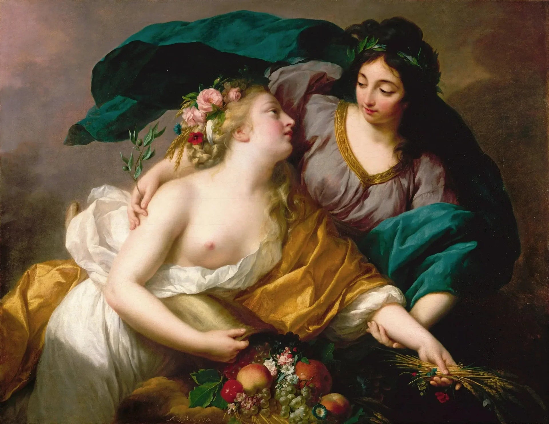 La Paix ramenante l'Abondance - Élisabeth Vigée Le Brun image 1 tableau peint à l’huile sur toile