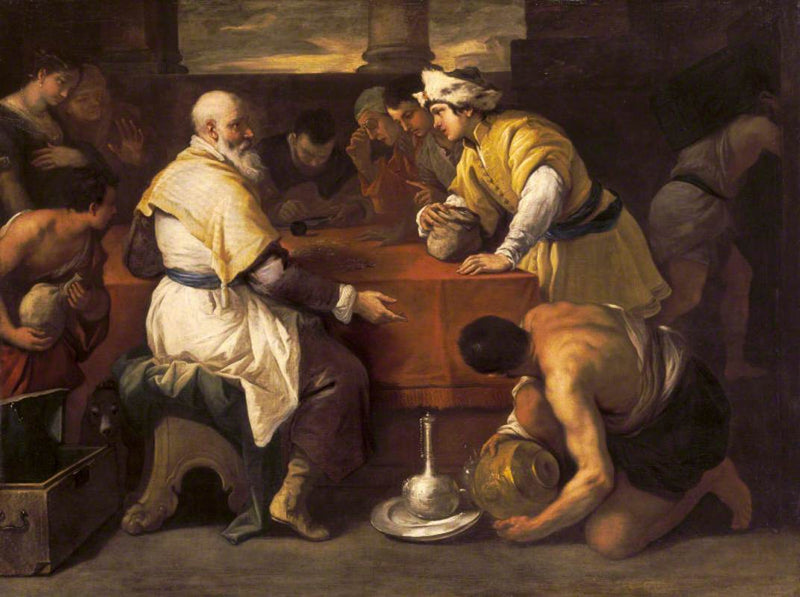 La parabola del figlio prodigo : ricevere la sua parte - Luca Giordano