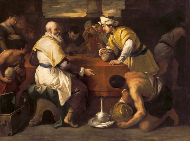 La parabola del figlio prodigo : ricevere la sua parte - Luca Giordano