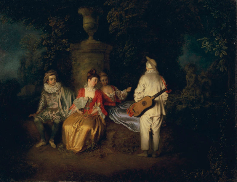 La parte quadrata - Antoine Watteau