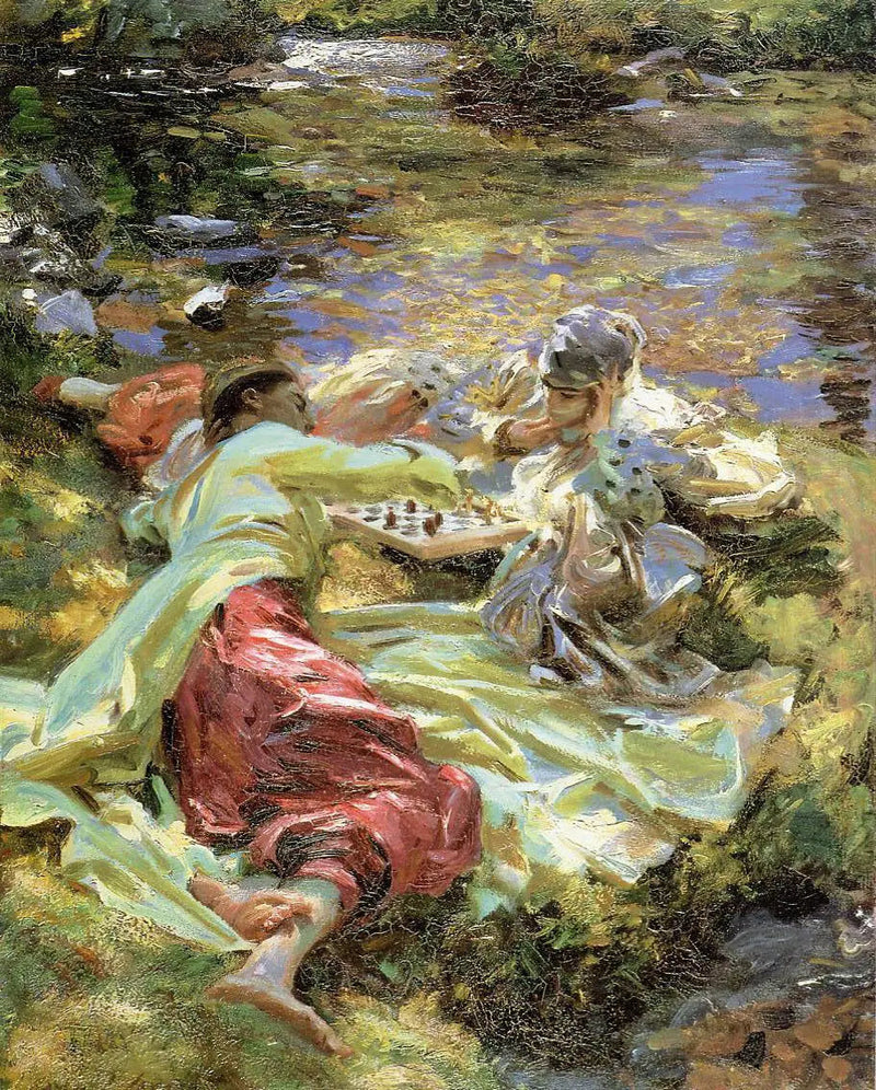 La partita a scacchi - John Singer Sargent