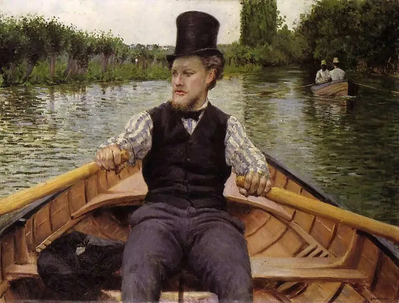 La Parte di barca - Gustave Caillebotte