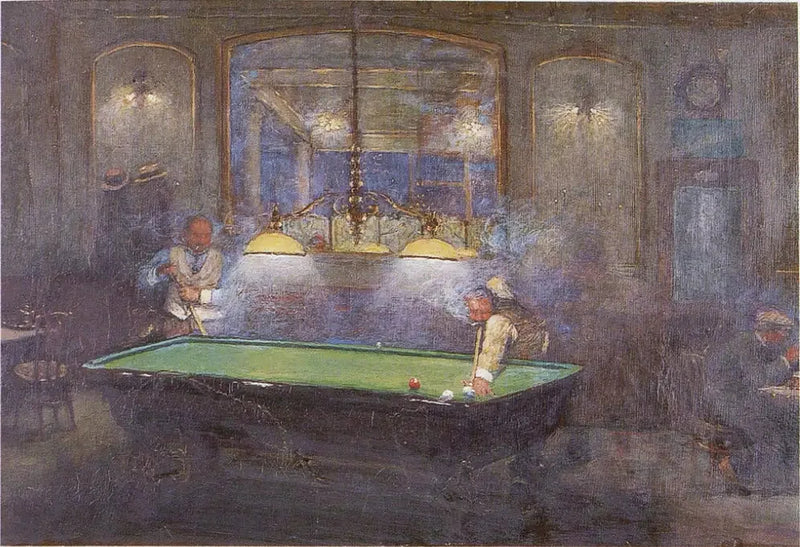 La Partie di biliardo - Jean Béraud