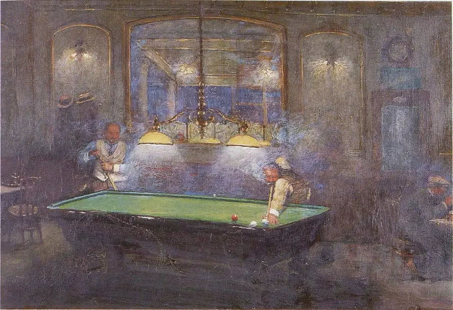 La Partie di biliardo - Jean Béraud