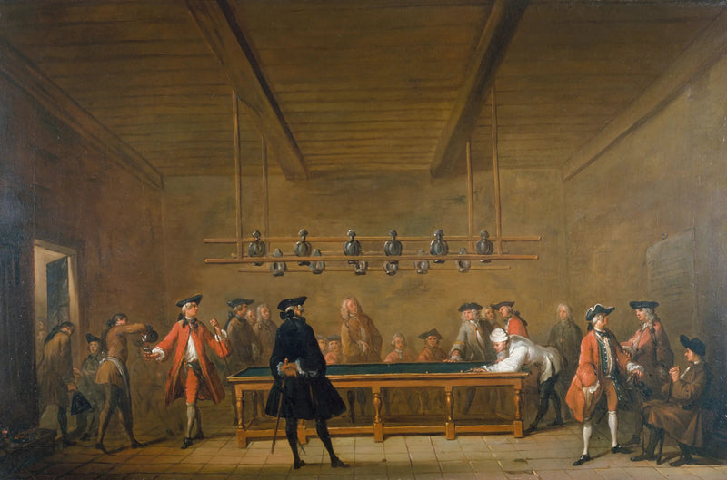 La Partie di biliardo - Jean Simeón Chardin