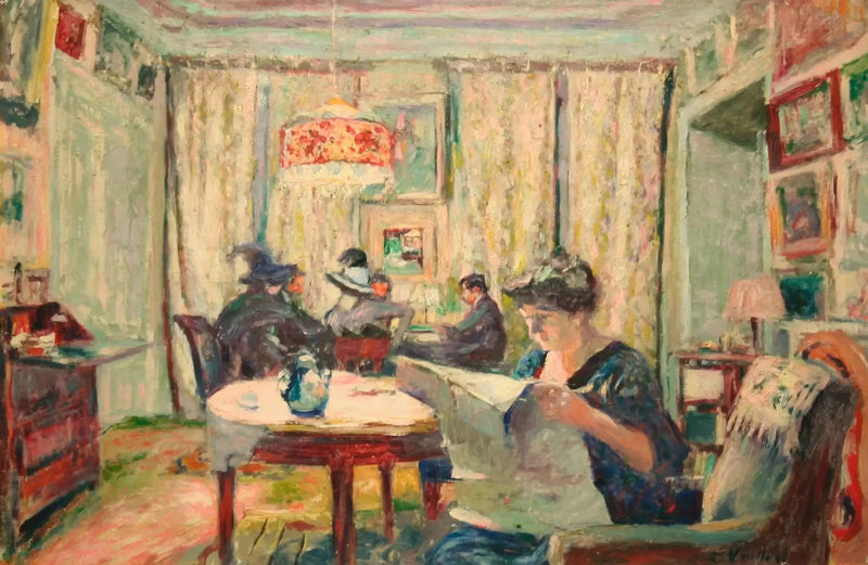 La partie de bridge - Édouard Vuillard
