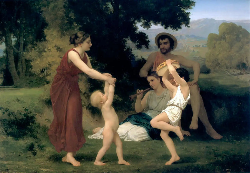 La pastorale del tempo libero - Bouguereau
