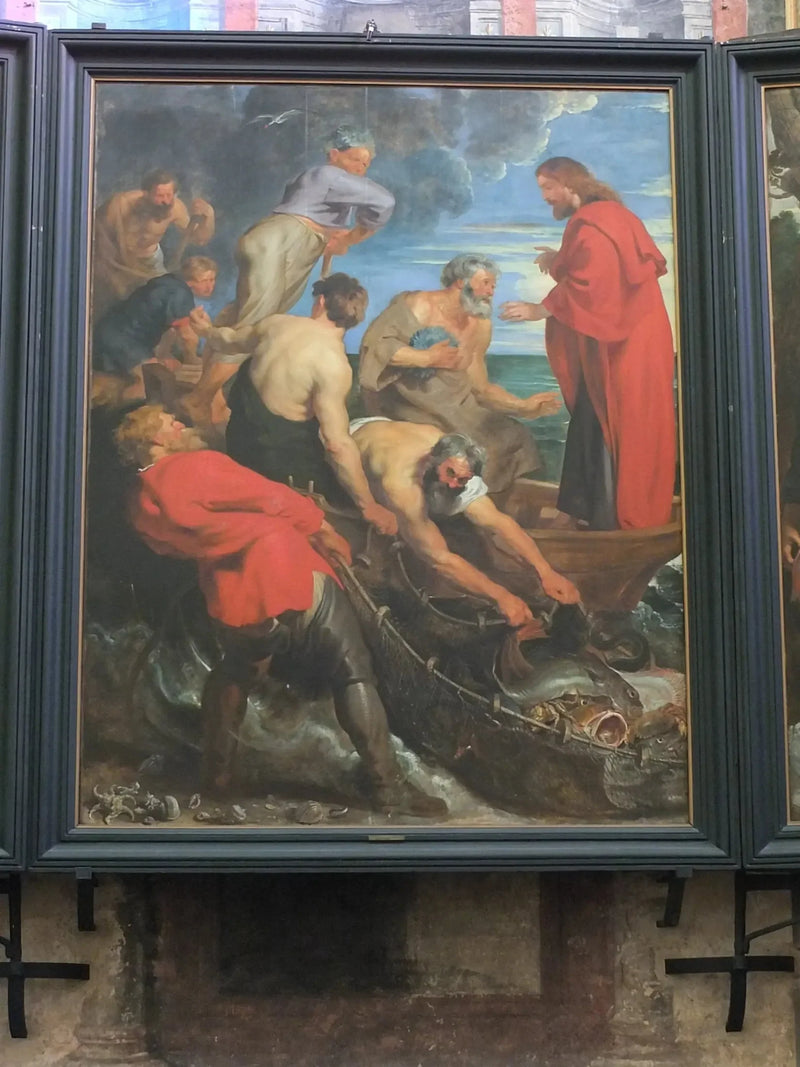 La pesca miracolosa, pannello centrale - Peter Paul Rubens