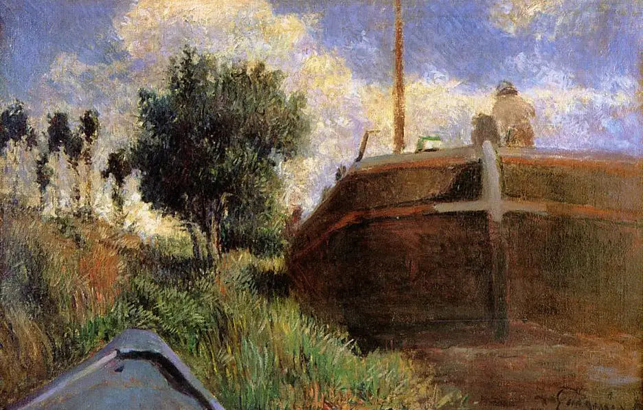 La Péniche bleue - Paul Gauguin - Alpha Reproduction