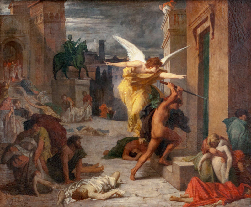 La Peste à Rome - Jules-Élie Delaunay