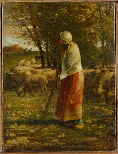 La Piccola pastorella - Jean-François Millet