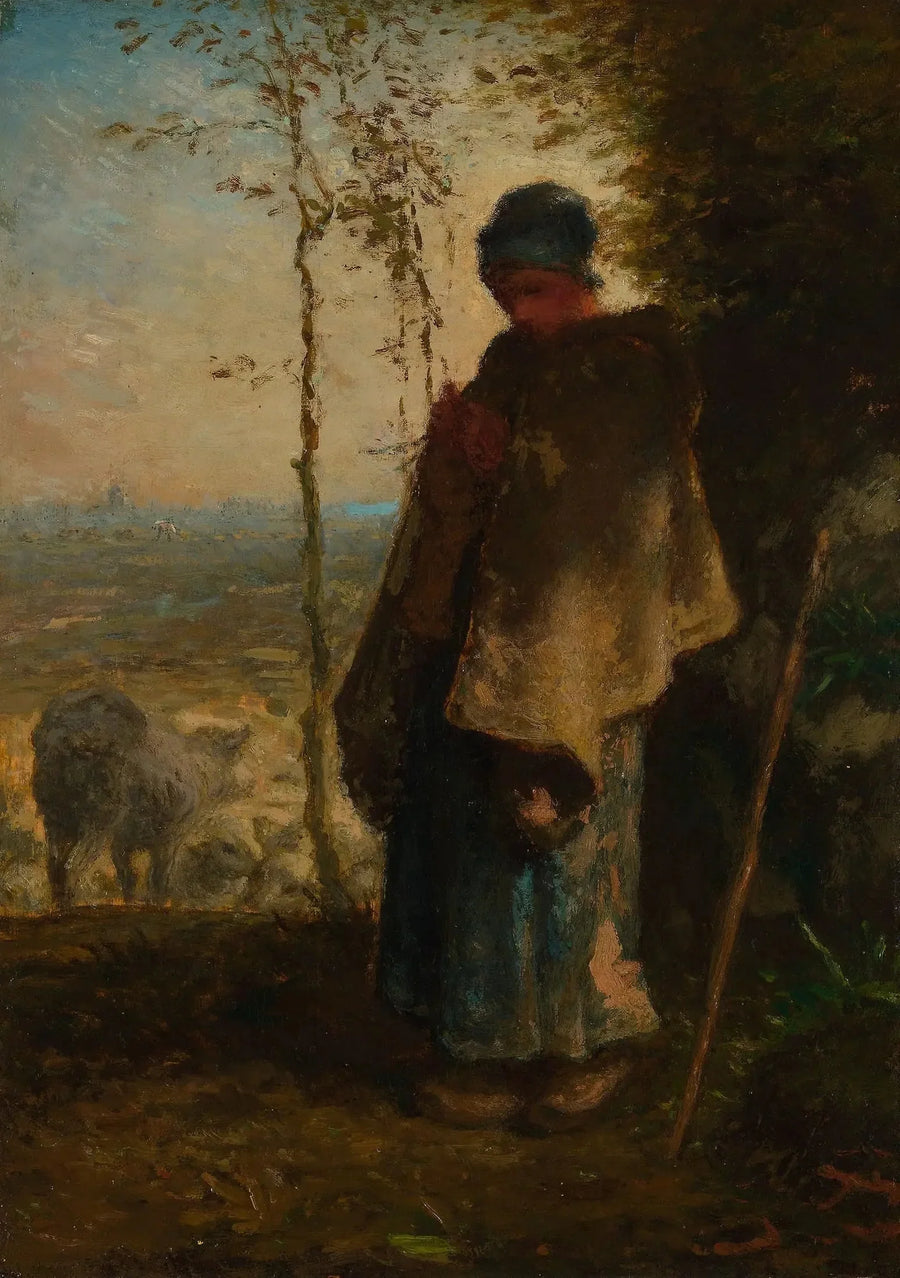 La piccola pastorella - Jean-François Millet