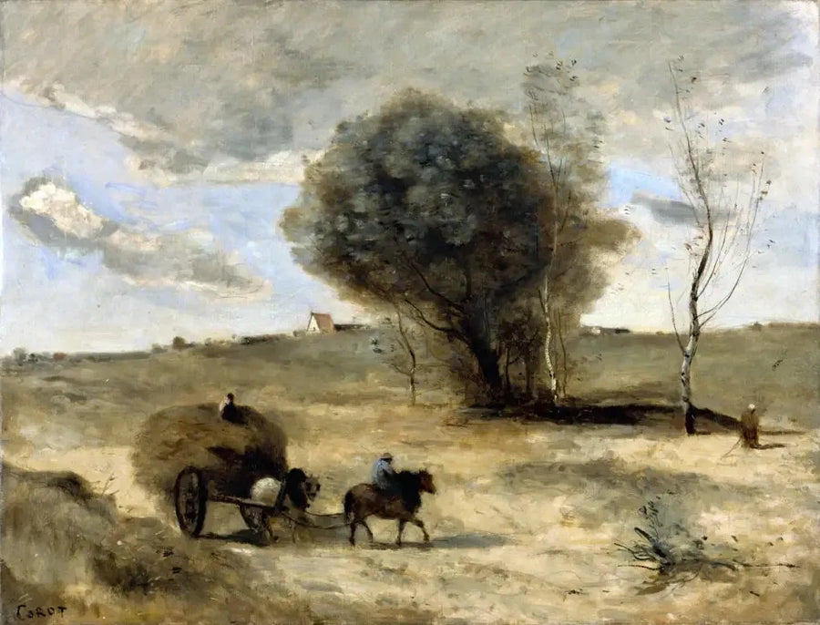 La piccola carriola nelle dune - Jean-Baptiste Camille Corot