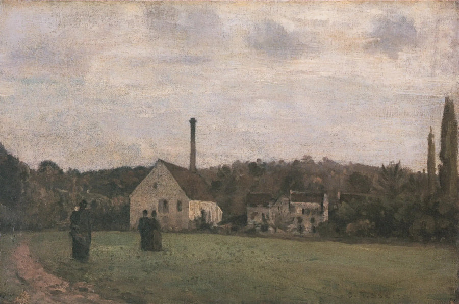 La Piccola Fabbrica - Camille Pissarro