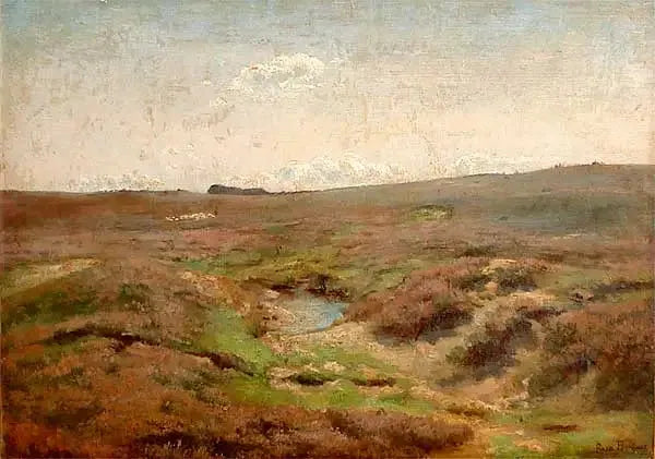 La petite jument dans la plaine et troupeau de moutons - Rosa Bonheur image 1 reproduction de peinture à l’huile