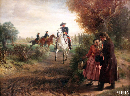 La pétition - Adolph von Menzel - Reproductions de tableaux et peintures haut de gamme