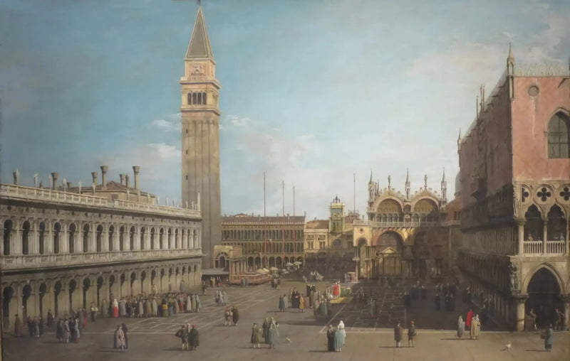 La Piazzetta, Venezia, verso Nord - Canaletto