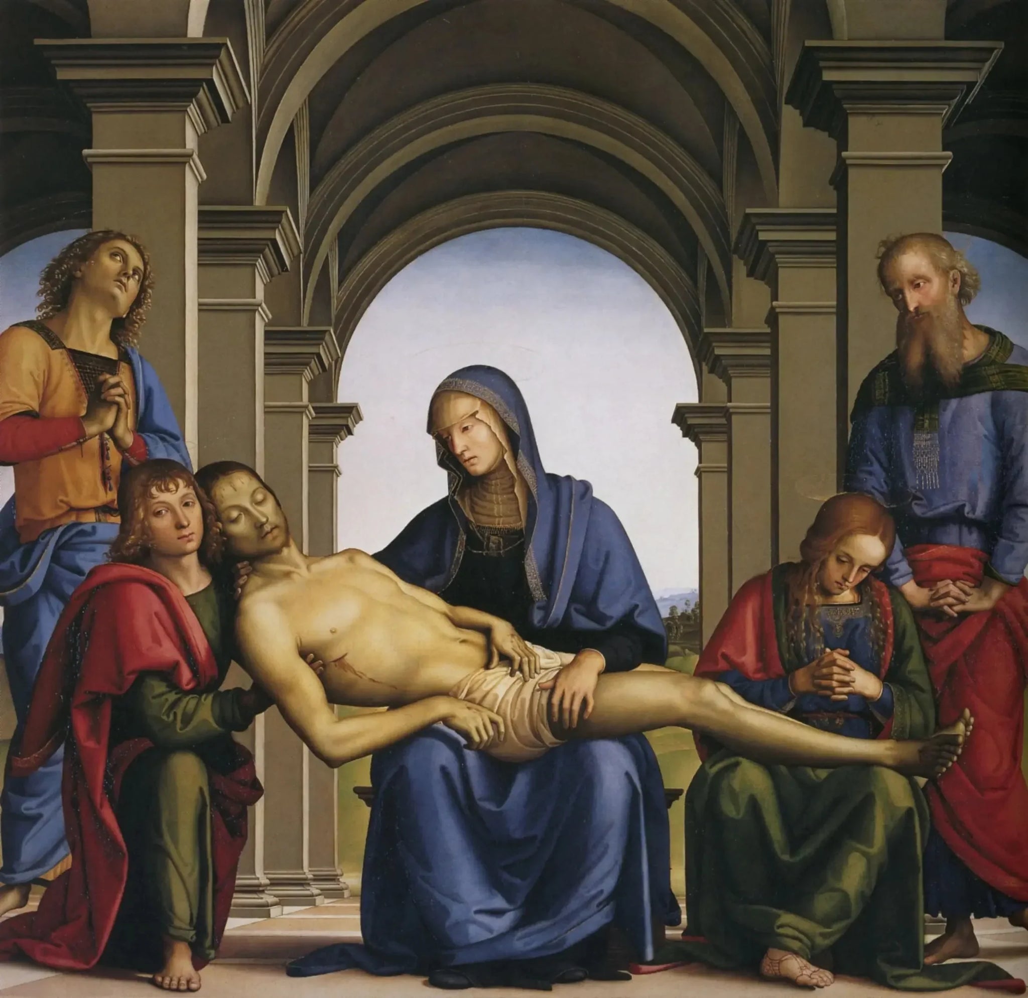 La Pietà - Pietro Perugino image 1 reproduction réalisée par Alpha Reproduction