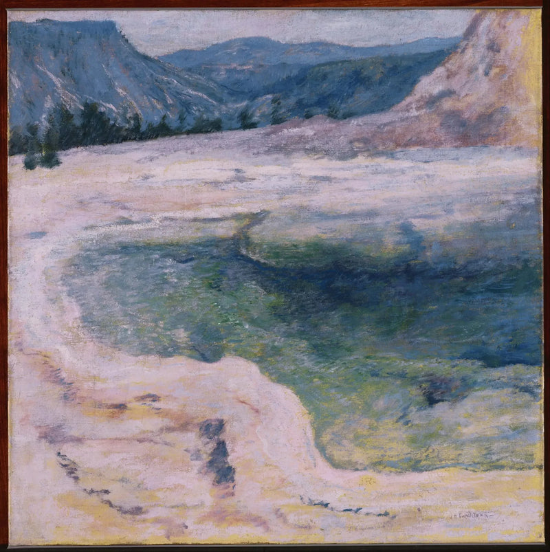 La piscina d'emerald - John Henry Twachtman