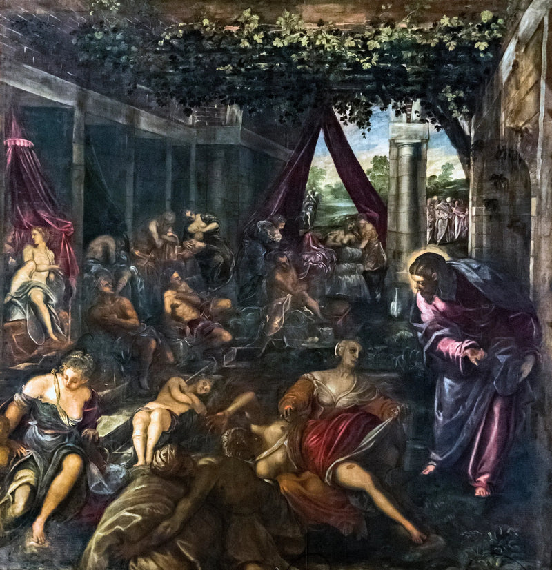La Piscine Probatica - Jacopo Tintoretto